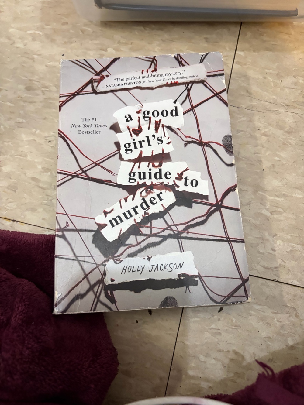 JACKSON Paperback Book - White and Red Graphic Cover